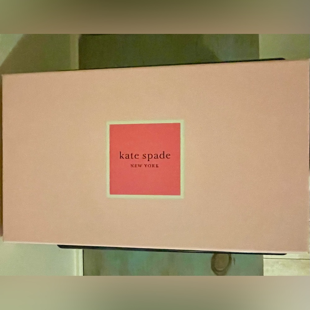 NEW kate spade Sheela Sling Taffeta with Hearts Size 8.5 - Picture 13 of 15
